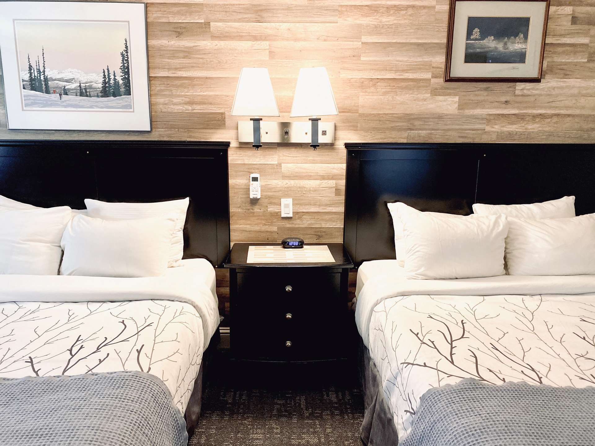 standard two queen bed